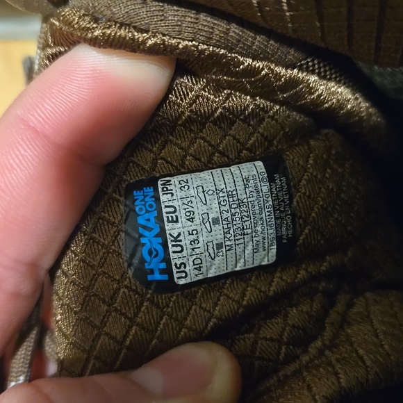 NWOT Hoka One One Kaha 2 GTX Men's Size 14 - Picture 7 of 9